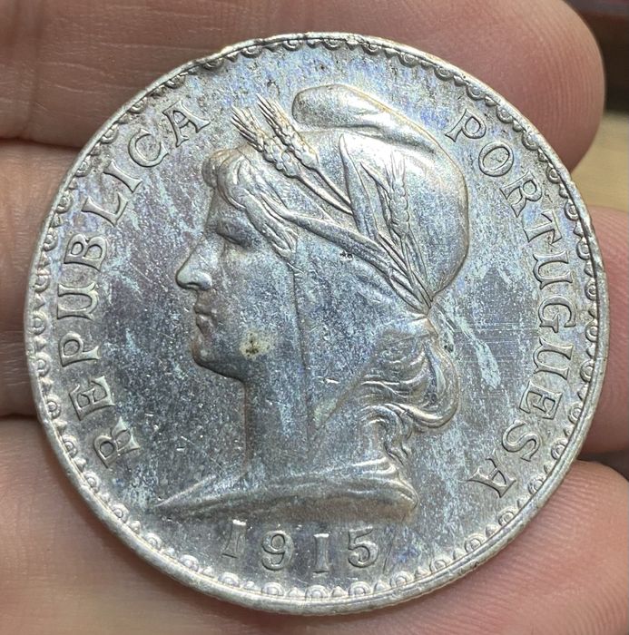 Moeda 1541 - 1 Escudo 1915 Prata