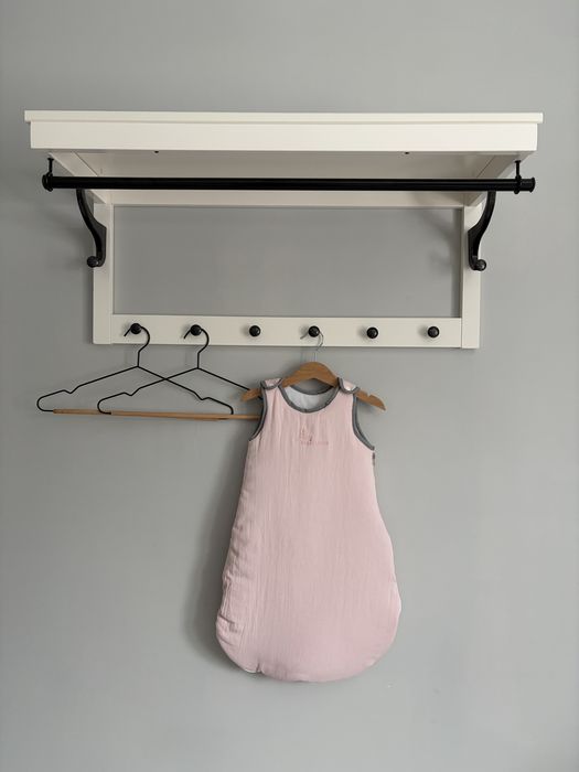 Różowy gruby mięsiste śpiworek do spania do 6 miesięcy Bebe de Paris