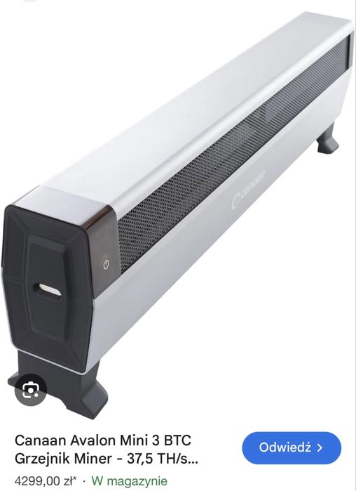 Koparka kryptowalut Caanan Avalon Mini 3