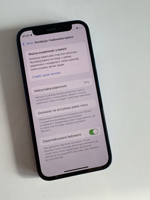 Iphone 12 mini niebieski