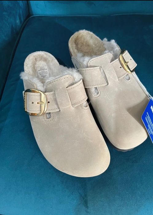 Birkenstock Boston owcza wełna rozm 38