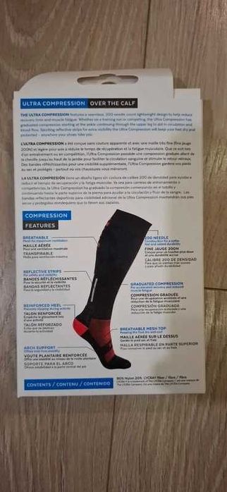 2 x pary Injinji Ultra Compression Lightweight OTC Socks  roz. L