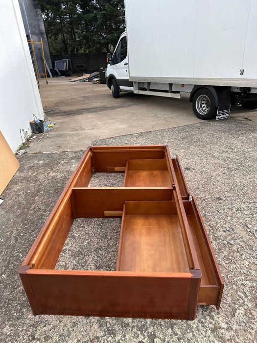 Cama Solteiro c/ 2 Gavetas + Colchão