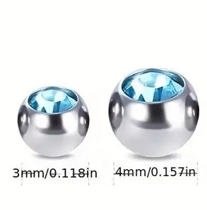 Bolas para piercings 3mm