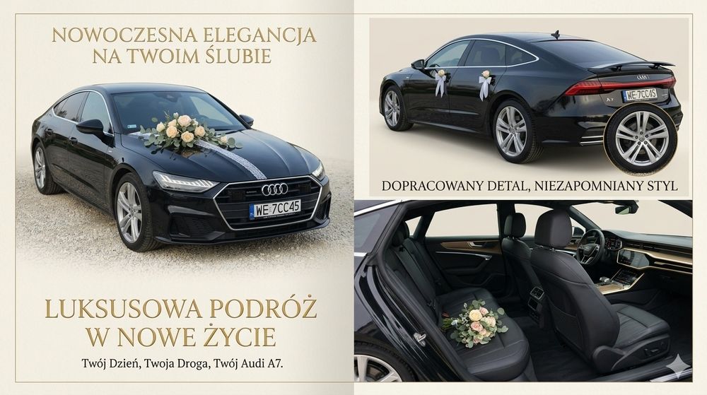 Zawiozę do ślubu mercedes eklasa,audi a7