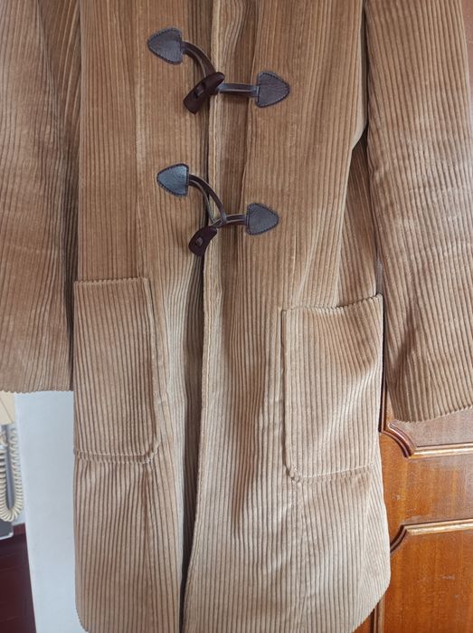 Casaco Zara  comprido castanho n