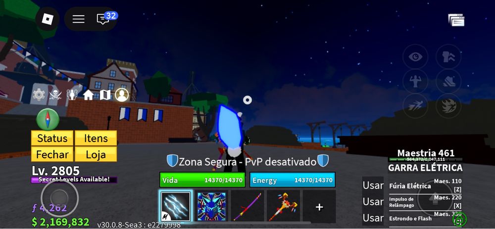 Conta de Blox Fruits