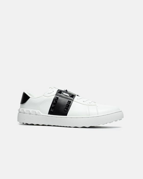 Valentino 11. новые оригинал италия кожа мужские кеды белые
