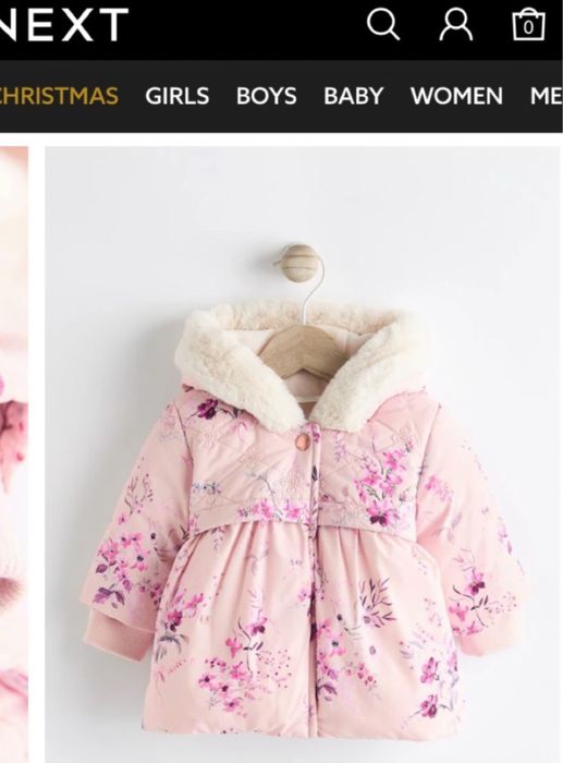 Куртка зимова на дівчинку next