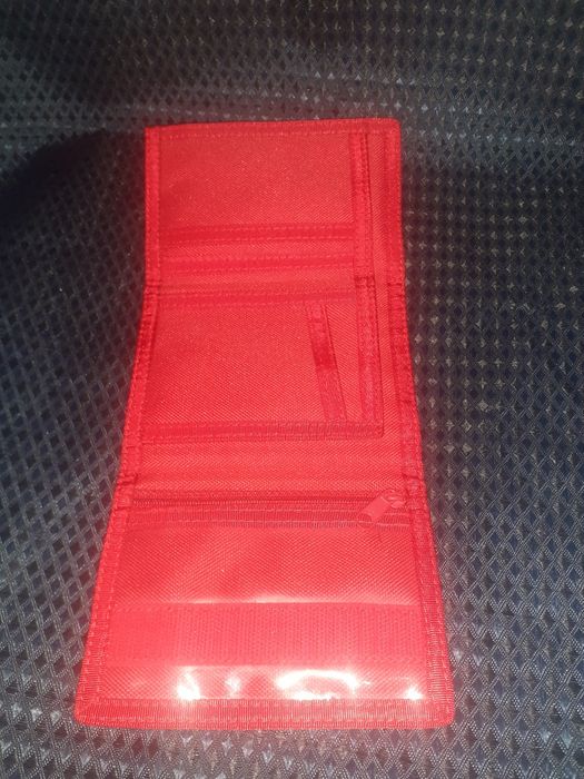 Винтажный колекционный красный тканевый кошелёк