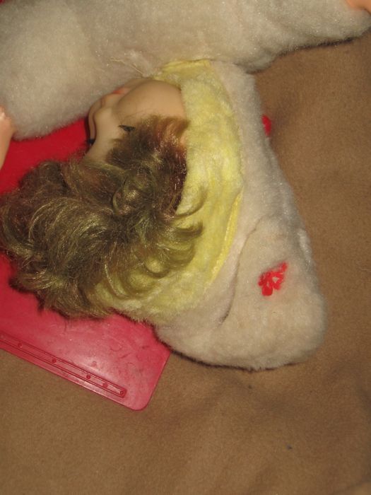 большая=51 см. мягкая кукла, времен СССР. Киевская ф-ка