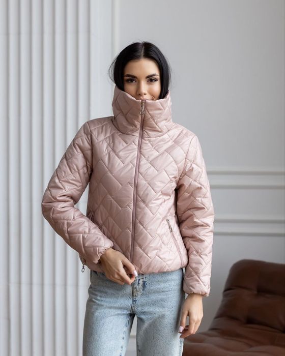 Куртка жіноча демісезон, пудра