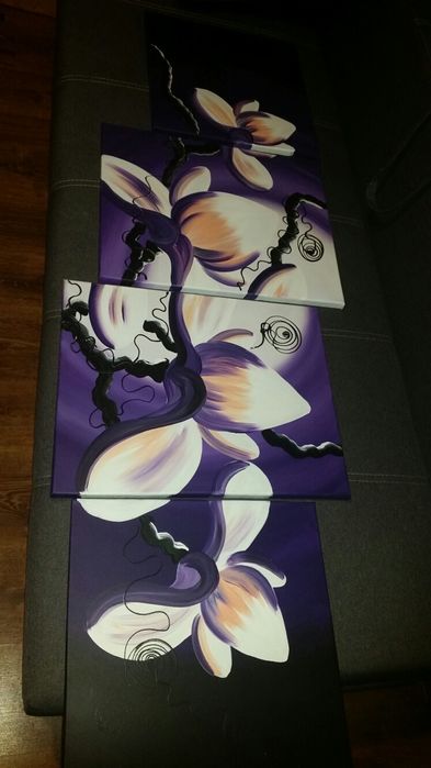 Obraz na płótnie tryptyk 4 sztuki