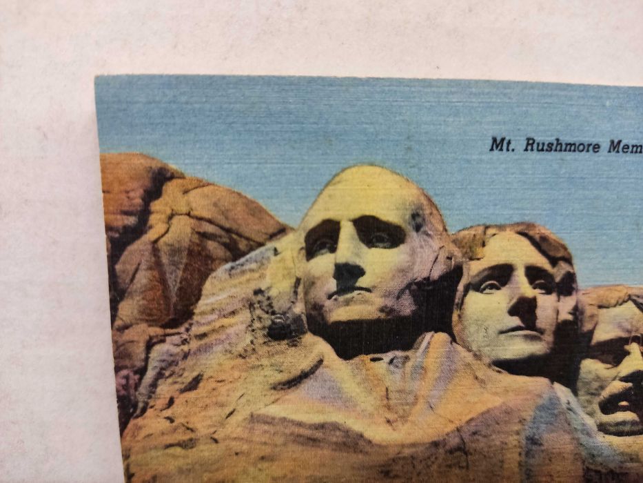 Pocztówka widokówka Mount Rushmore National Memorial