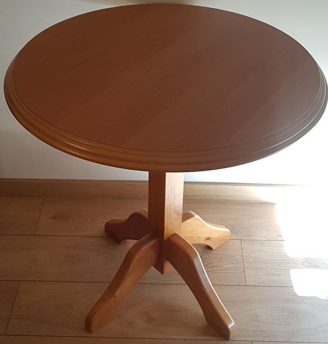 Stolik drewniany okrągły