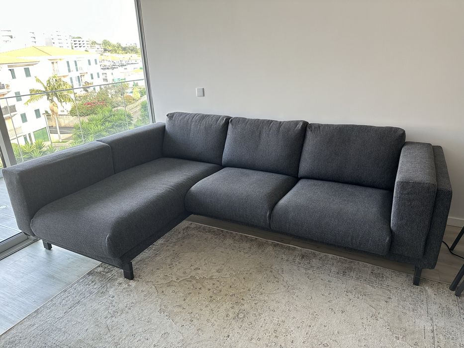 sofá 3 lug c/chaise longue