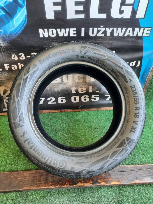 Opony letnie 235/55/18 Continental Ecocontact 6 Komplet Nowe Demo