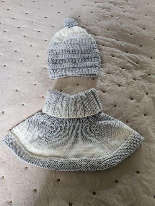 Czapka i szalik- golf ręcznie robione