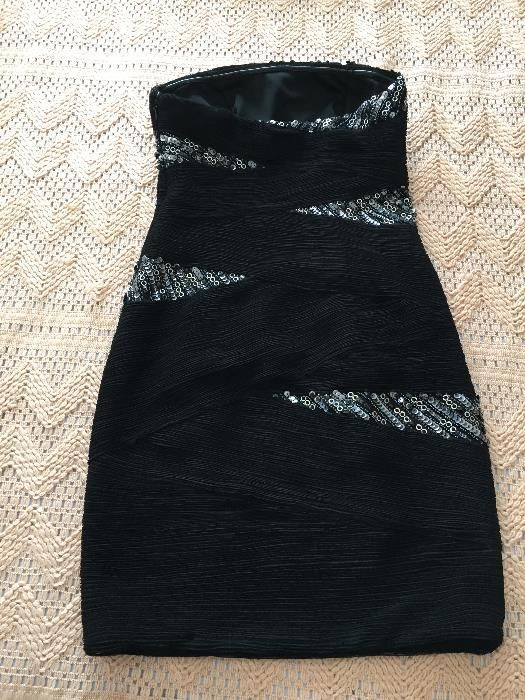 Vestido Curto Preto - NOVO