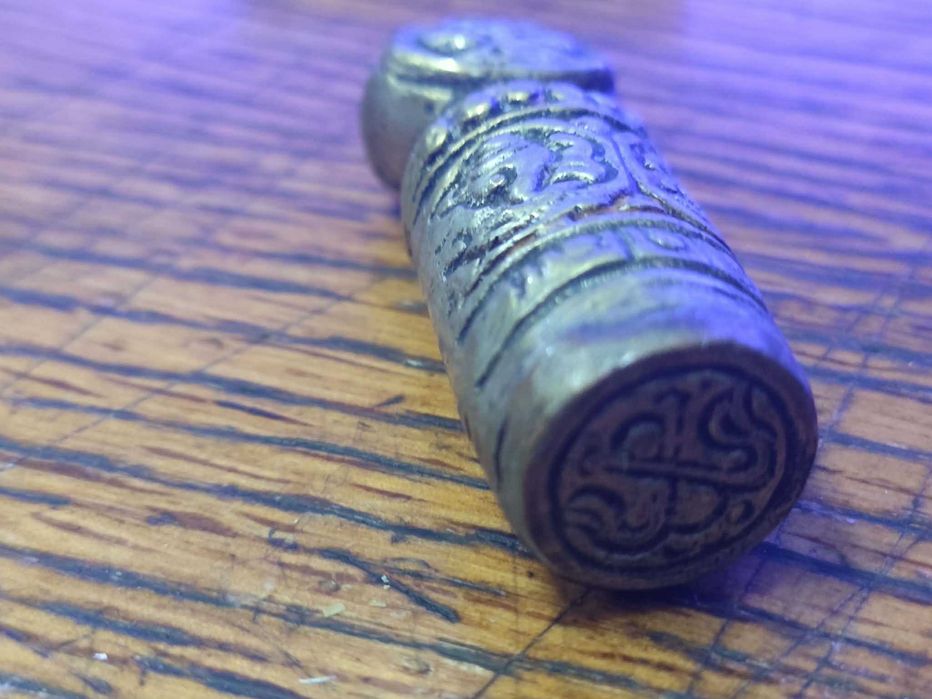 Selo de carimbo tibetano antigo"Chop Seal"