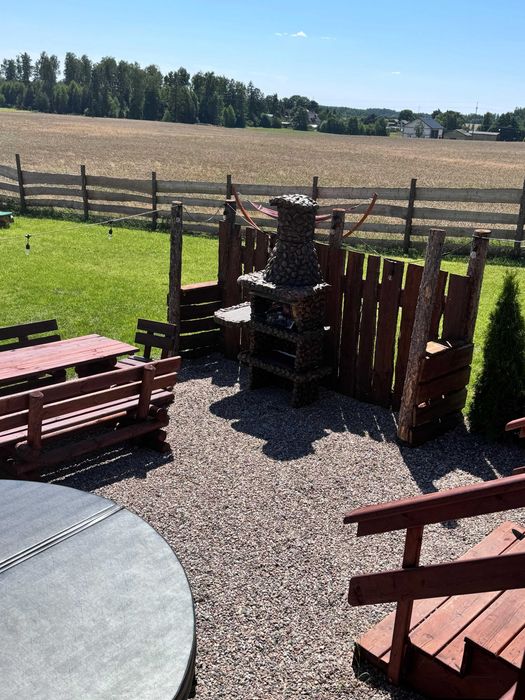Domek z Balią nad jeziorem | Jacuzzi, Sauna, Basen, Kominek | Kaszuby