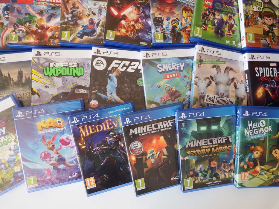 MINECRAFT PL PS4 / PS5 gry DLA DZIECI Sony Playstation PS4 + PS5