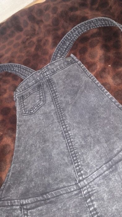 Ogrodniczki, spodenki jeansowe h&m STAN IDEALNY!!!