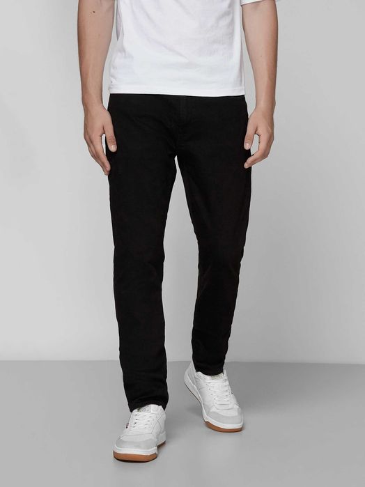 Levi's Premium 512 Blank Red Tab Slim Taper Jeans 36x30 - Full Black