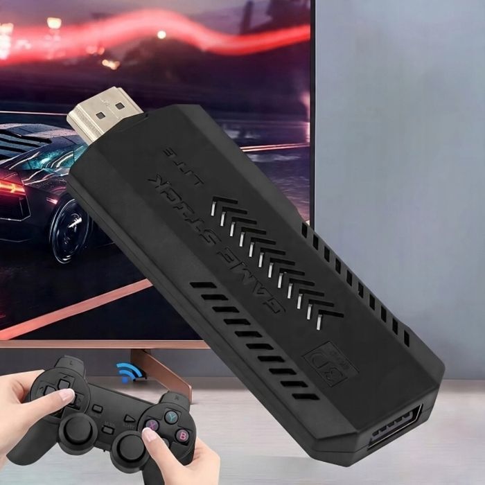 Konsola Retro Game 4K Stick X2 Hdmi 64 Gb Bezprzewodowa 2 Pady 35Tyś