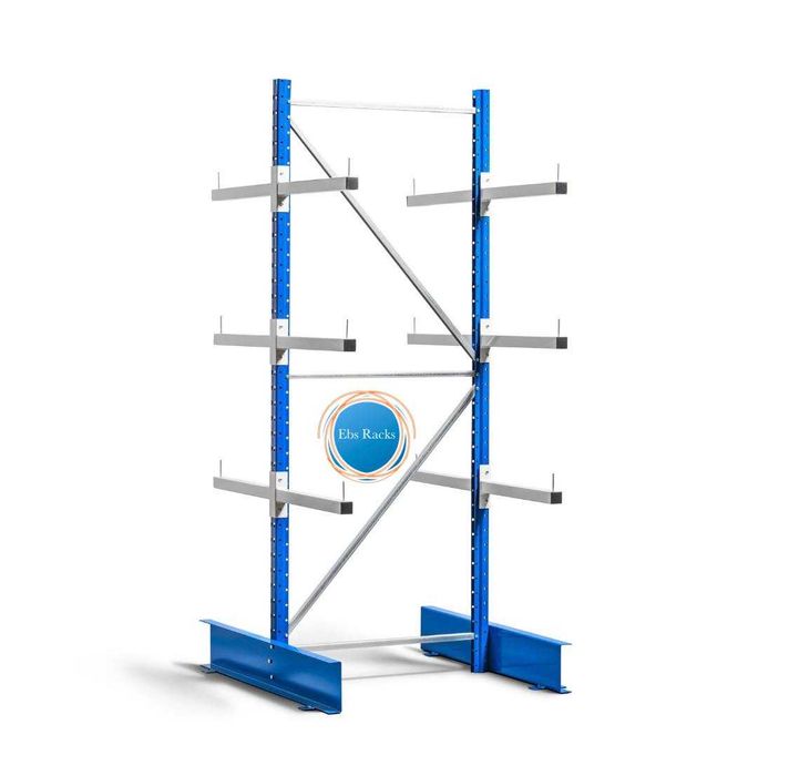 Estantes Cantilever Carga Ligeira Simples e Dupla