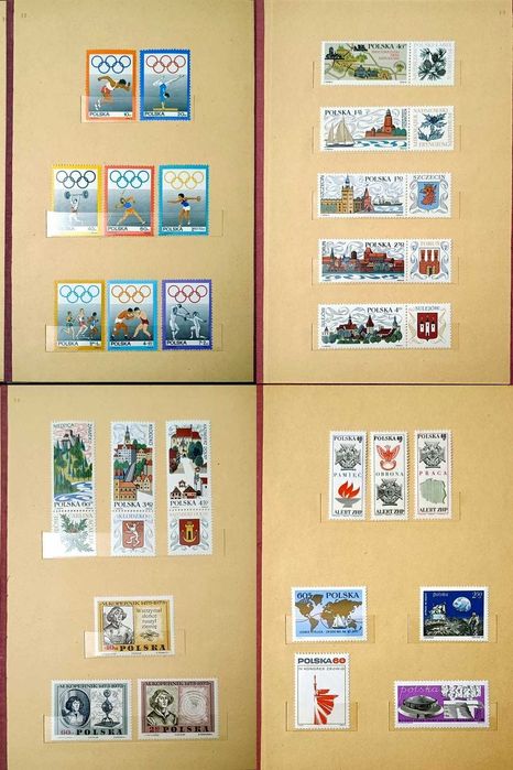 Klaser jubileuszowy Tom VIII+ znaczki** - rok 1968-69