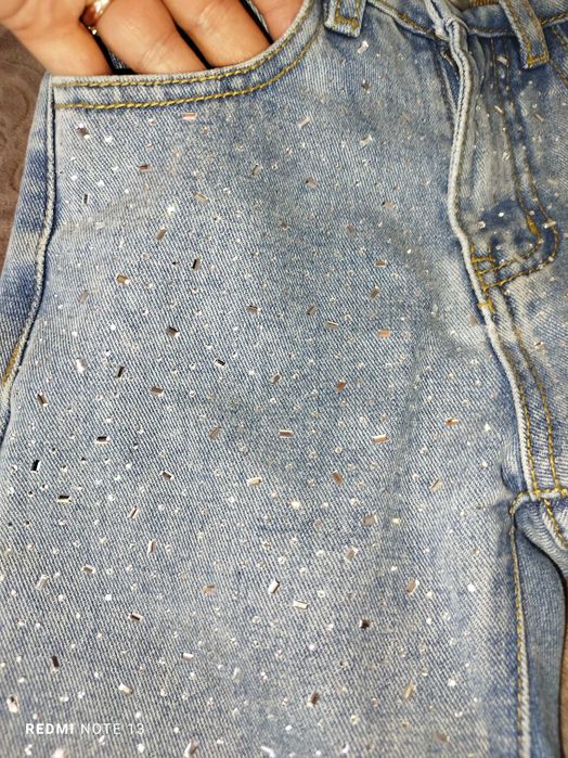 Джинси з блискітками для дівчинки