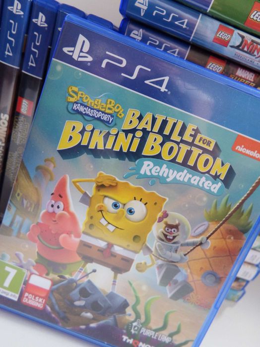 PS4/PS5 DLA POCIECH ! SpongeBob KANCIASTOPORTY ! PL gry dla dzieci PS4