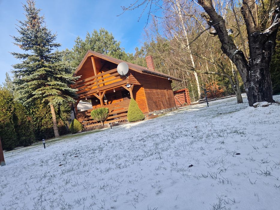 Domek Cało Roczny z Działkę 5 min od Jeziora Przy Lesie