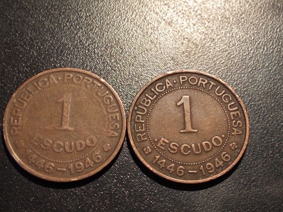 1 escudo - 500º aniversário do Descobrimento -Guiné 1946 - Bronze