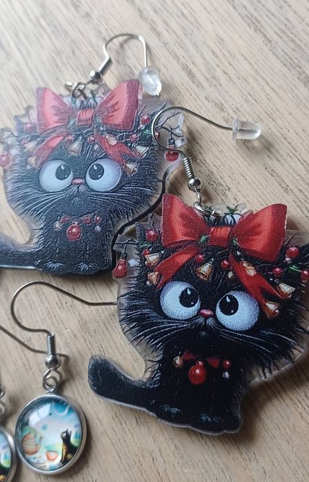 Kolczyki dla kociary