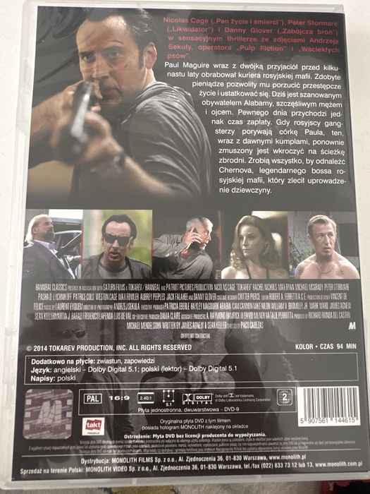 Tokarev zabójca z przeszłosci dvd