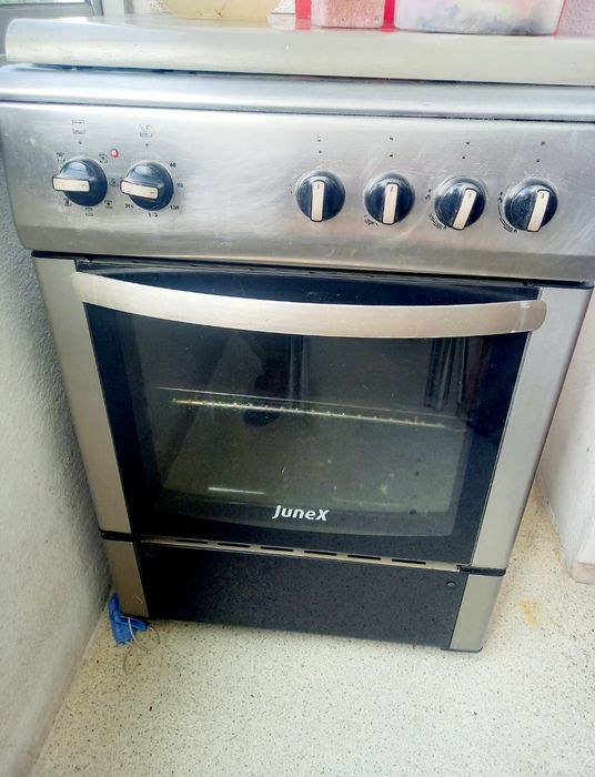 Fogão como novo junex