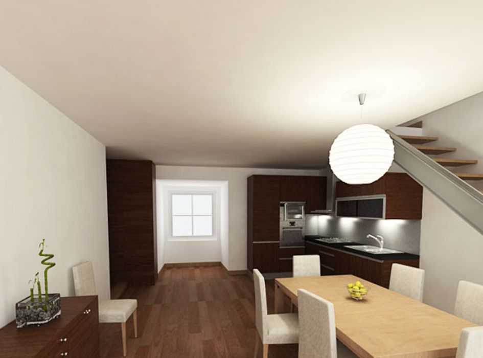 Remodelações de interiores e exteriores.