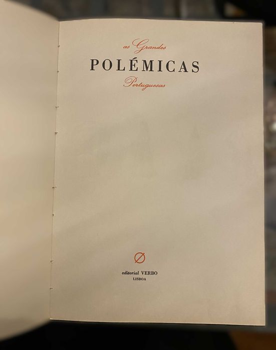 Livro "As Grandes Polémicas Portuguesas" - 2 volumes - 1964
