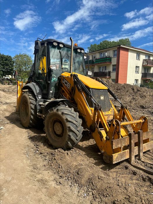 Wynajem koparki koparko ładowarki JCB Trójmiasto i okolice koparka