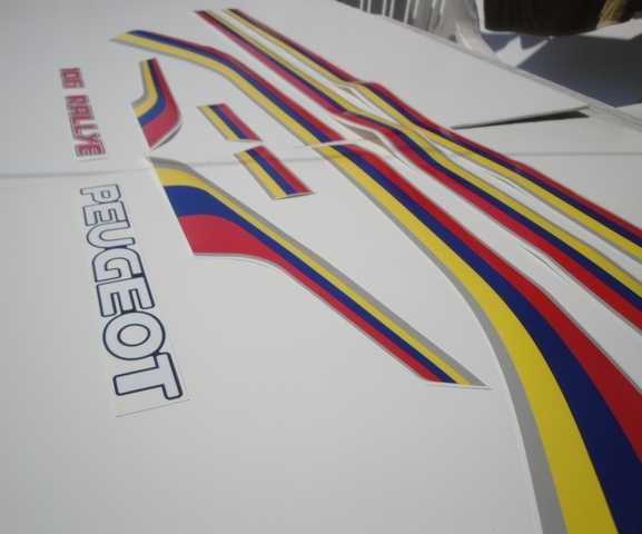 Autocolantes Peugeot 106 rallye serie 2 Mk2 e R2 e serie 1 MK1 S1