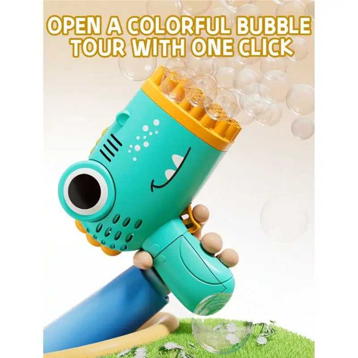 Детский автоматический генератор для мыльных пузырей Bubble blaster