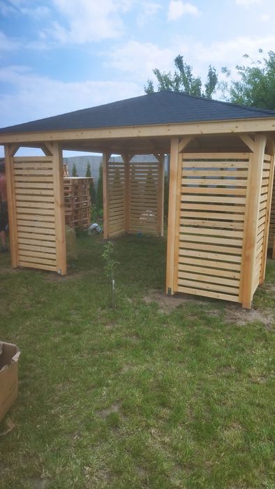 Altany ogrodowe i wiaty samochodowe