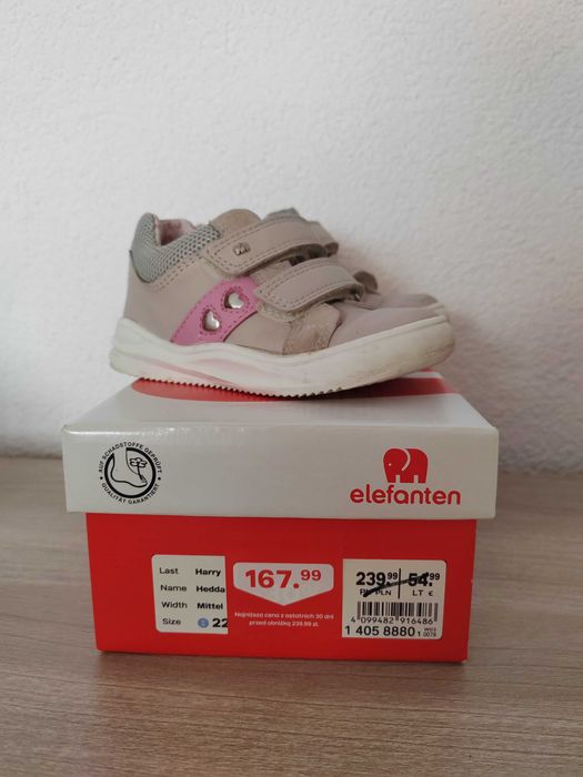 Buty elefanten rozm.22, długość wkładki 14,5cm