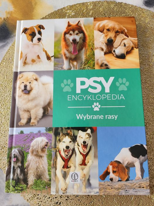 Duża książka "Psy, encyklopedia. Wybrane rasy"