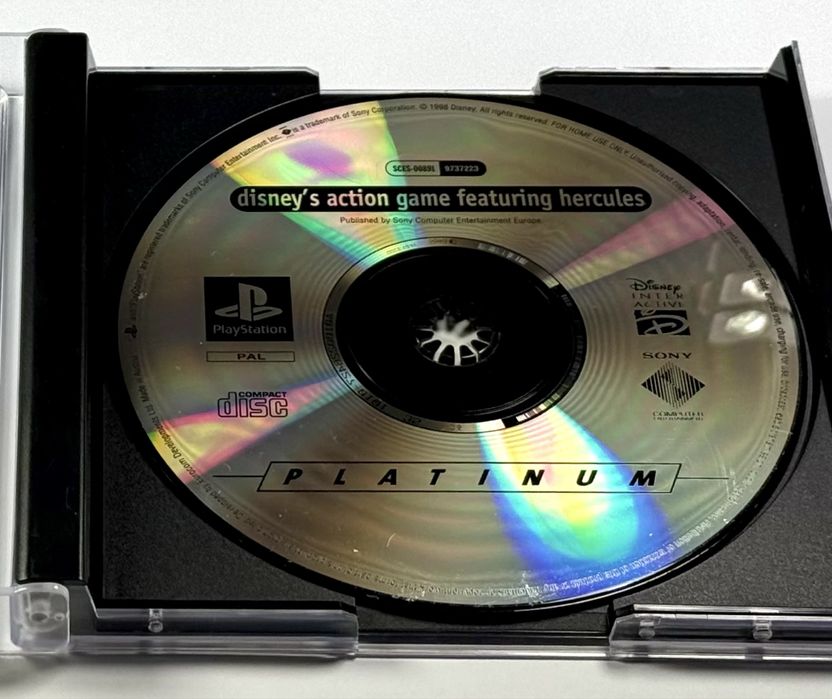 Disney Action Game Featuring Hercules Playstation 1 PS1 PSX