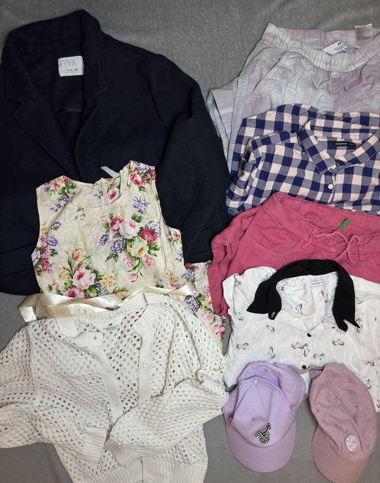 Karton ubrań dziecięcych 10 kg 146-152 na wagę Vinted