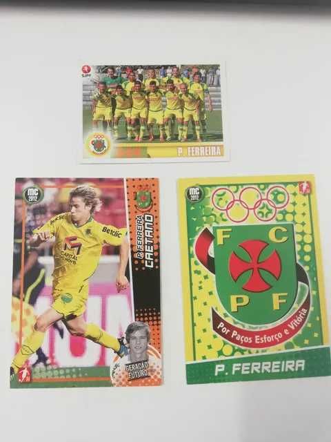Cromos / Cartões antigos do Paços Ferreira