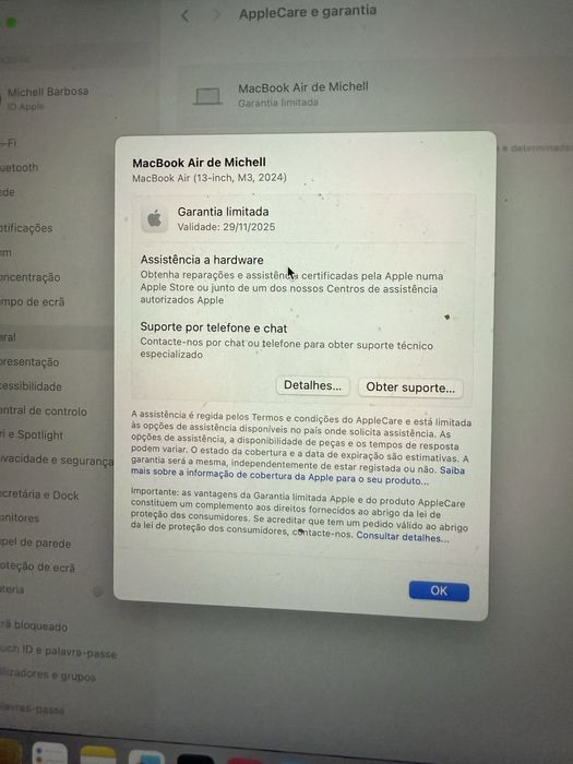 Macbook air 256gb M3 2024